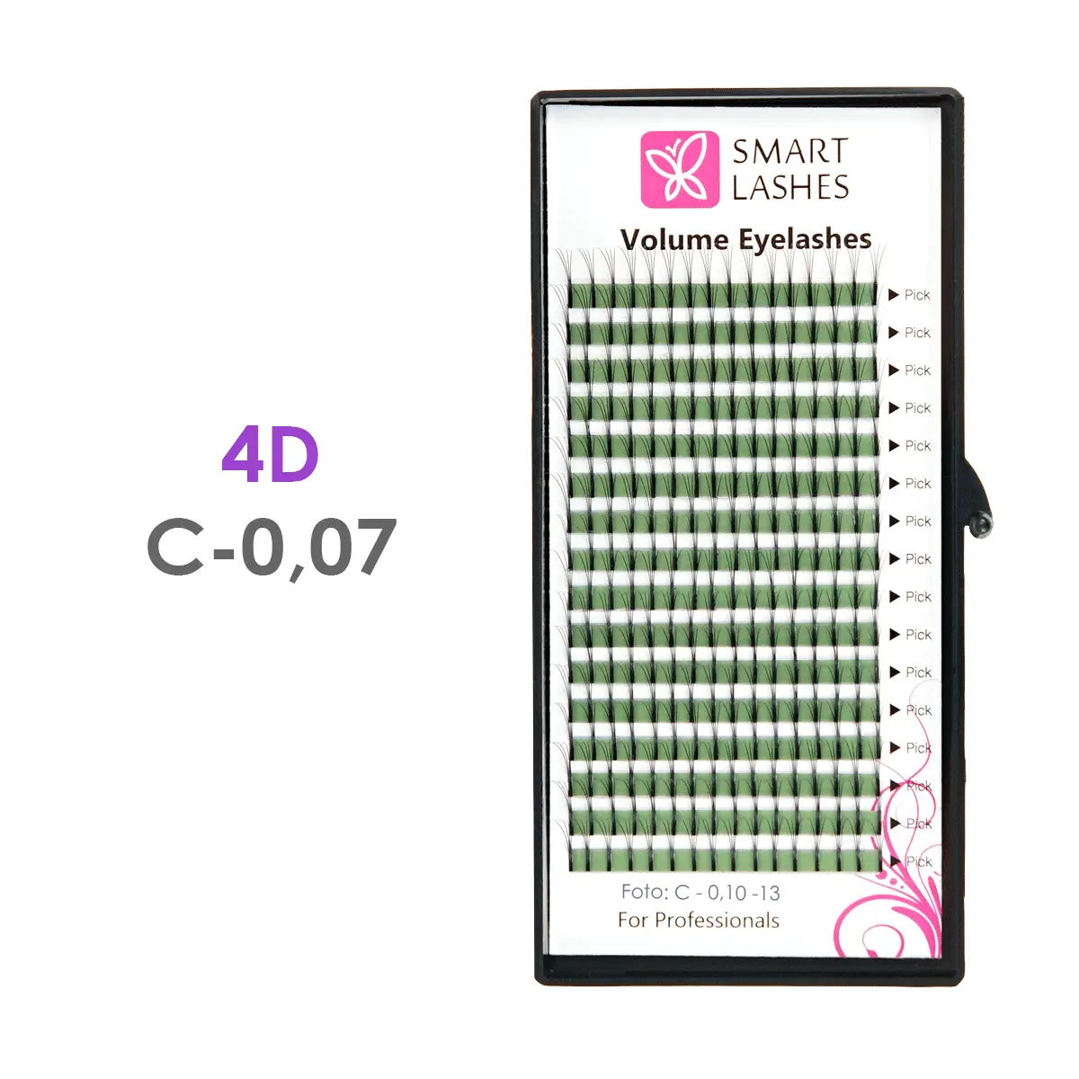 4D - C - 0.07 mm | Smart Lashes