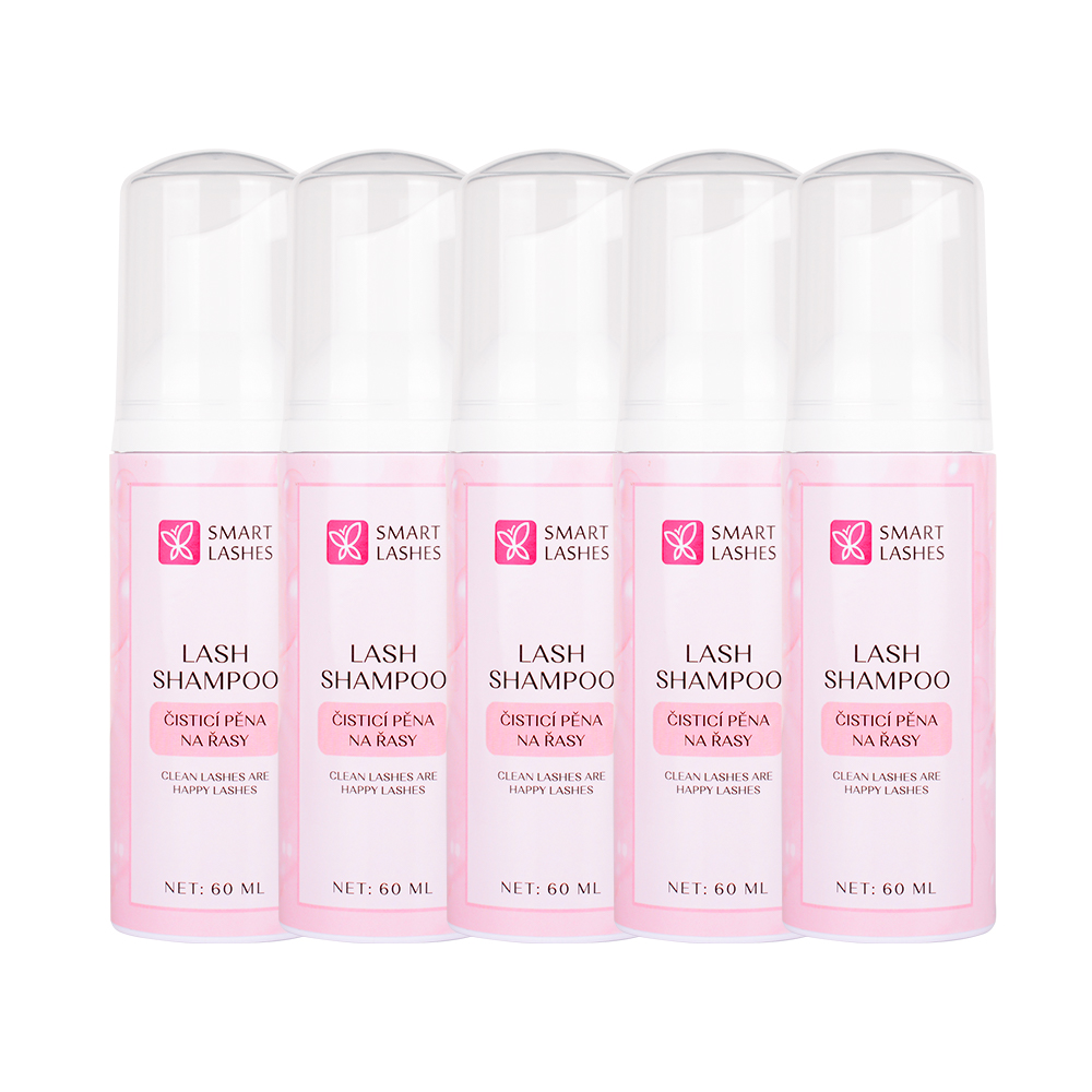 Lash Shampoo - čisticí pěna na řasy - 5 ks | Smart Lashes
