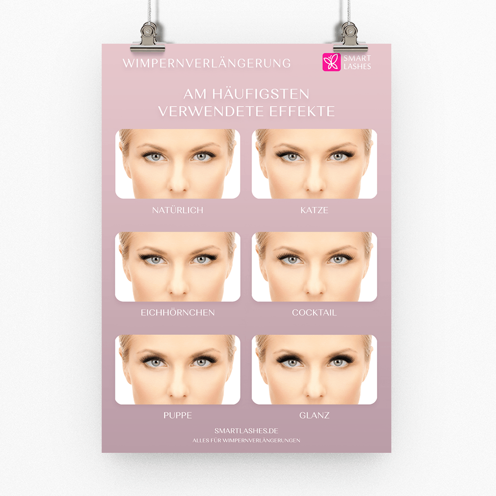 Plakát do salonu - A3 | Smart Lashes