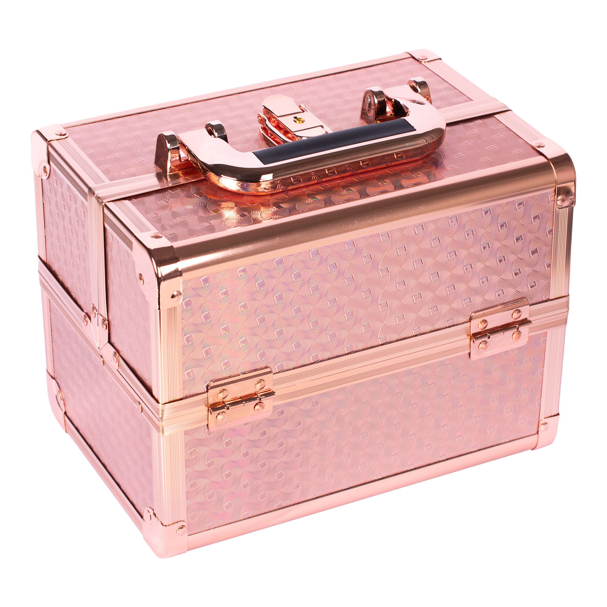 Faltbarer Kosmetikkoffer - Fiona - Rosegold
