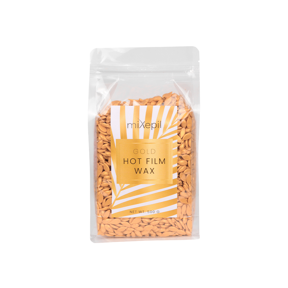Mixepil - Wachsperlen - GOLD - 0,5 kg | Smart Lashes