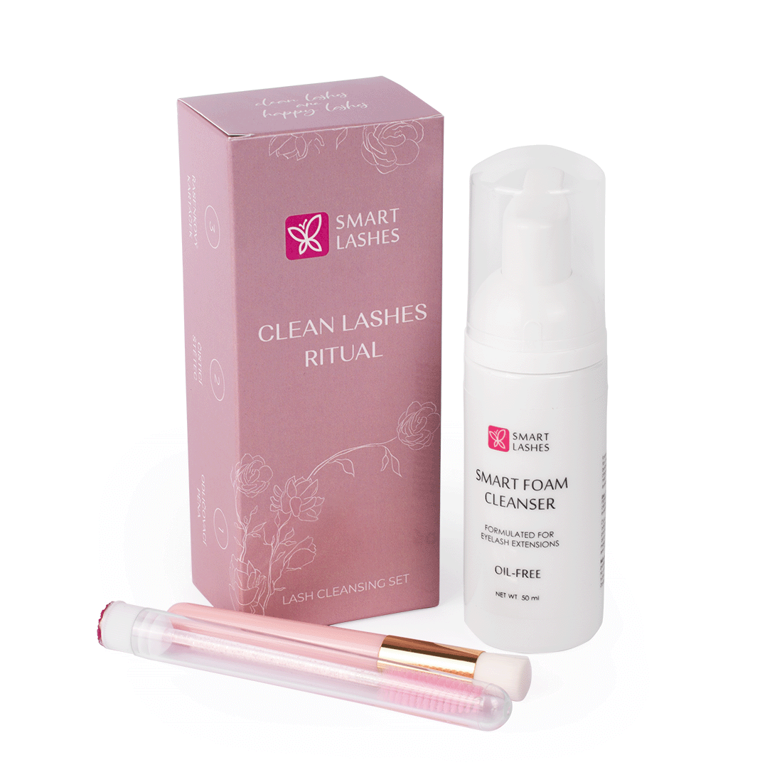 Clean Lashes Ritual - Set für verlängerte Wimpern | Smart Lashes