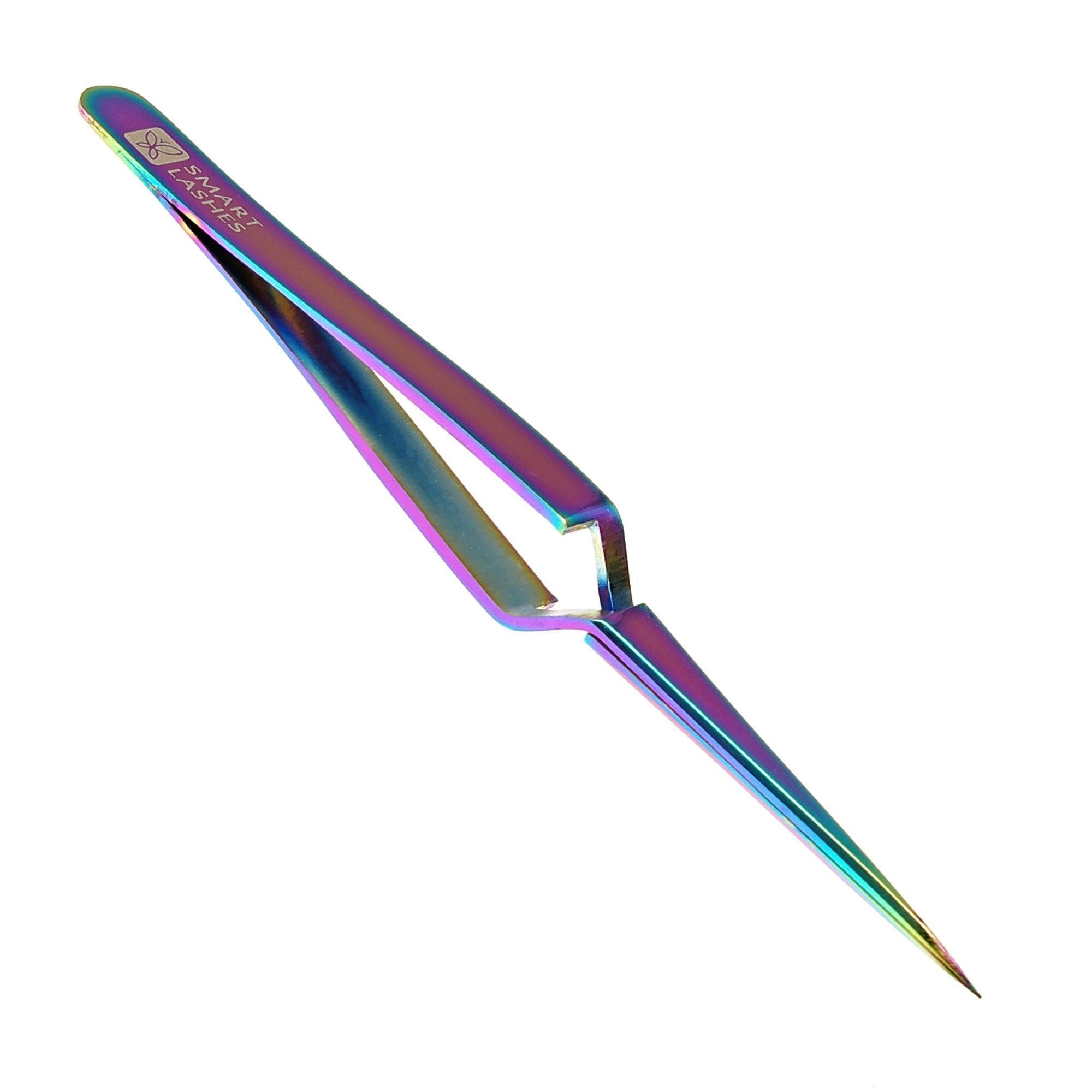 Pinzette Typ E - 12 cm - Regenbogen | Smart Lashes