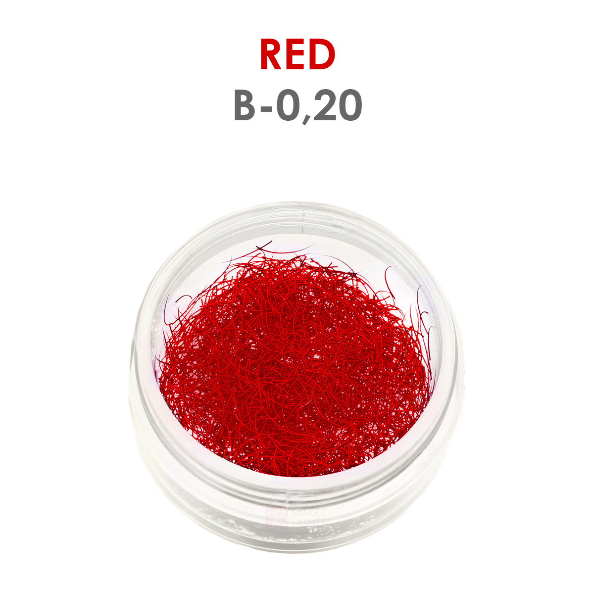 Rote Wimpern - 1g - B - 0.20 mm