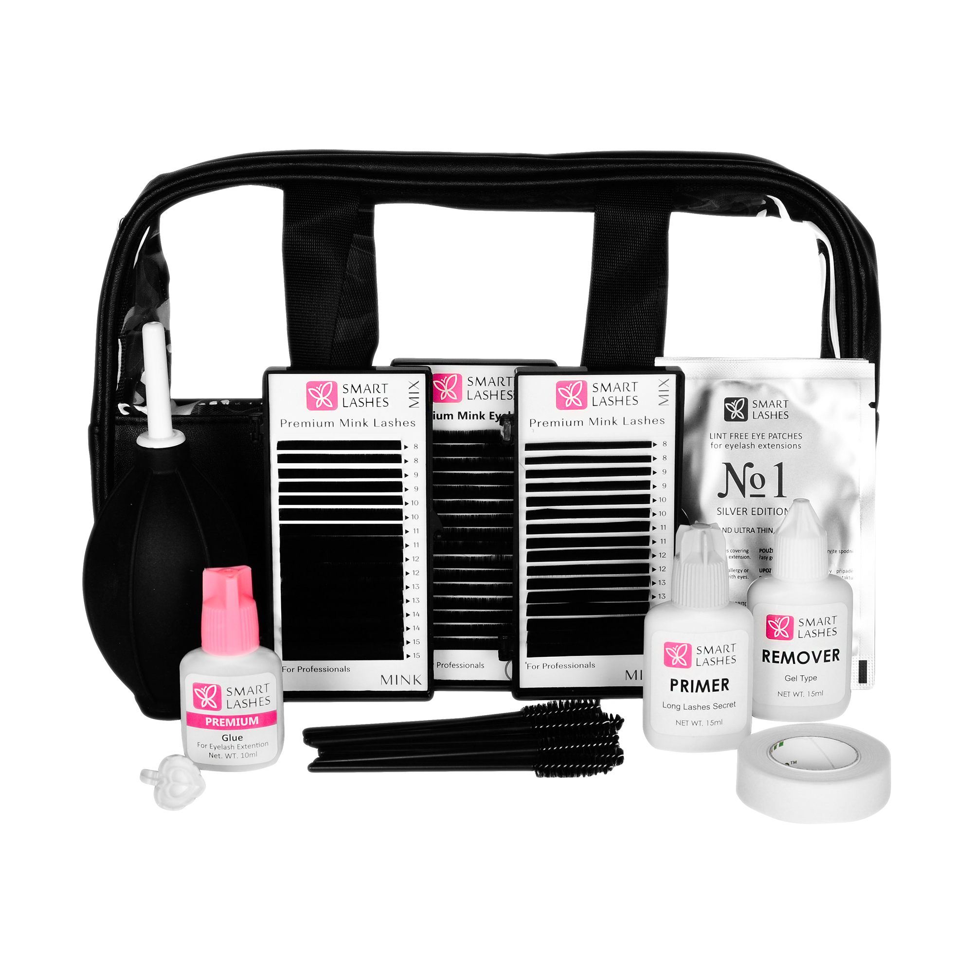 Set für Wimpernverlängerung - VOLUME 