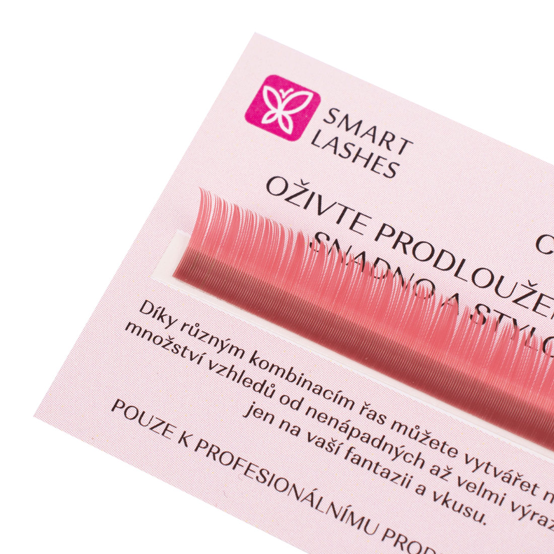Rosa Wimpern - PROBE - C - 0.20